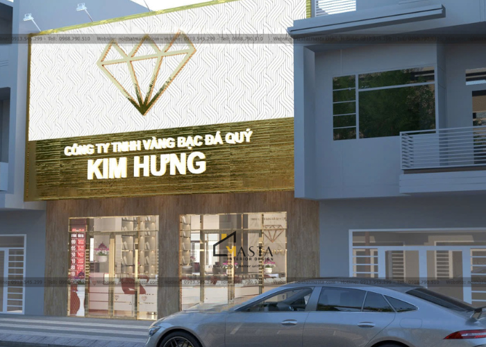Thiết kế tiệm vàng Kim Hưng, Tiền Giang